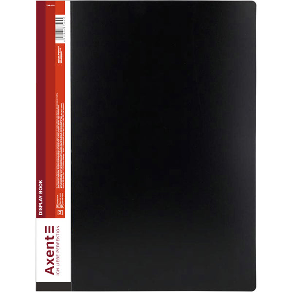 Дисплей-книга Axent 1200-01-A, А4, 100 файлов, черная