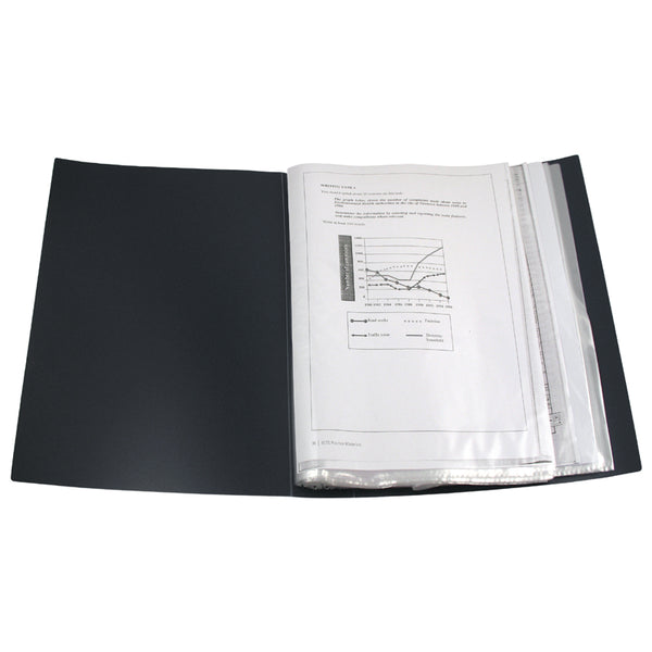 Дисплей-книга Axent 1200-01-A, А4, 100 файлов, черная