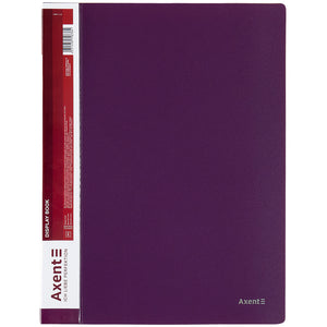 Дисплей-книга Axent 1040-11-A, A4, 40 файлов, сливовая